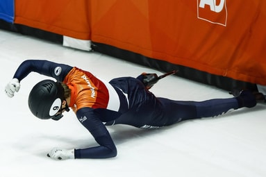 Jens van 't Wout gaat onderuit