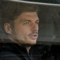 Max Verstappen komt aan in Duitsland