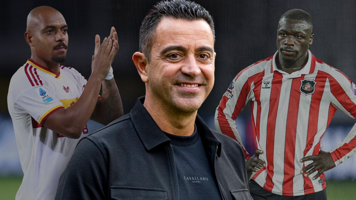 Donyell Malen, Xavi Hernández en Brian Brobbey