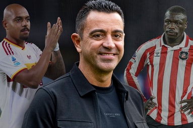 Donyell Malen, Xavi Hernández en Brian Brobbey