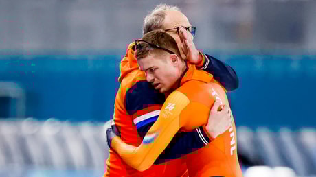 Schaatscoach Jac Orie troost Joep Wennemars