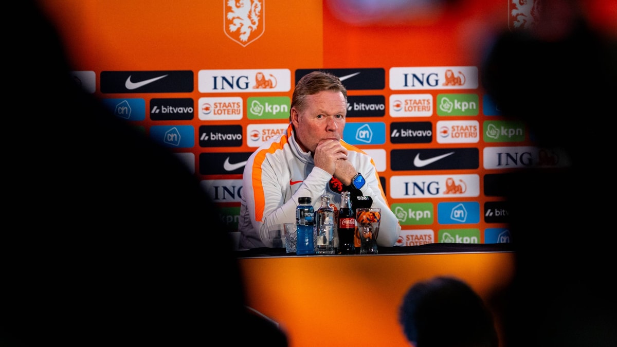 Ronald Koeman, bondscoach van het Nederlands elftal