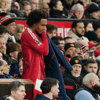 Joshua Zirkzee na halfuur gewisseld bij Manchester United