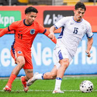 Ro-Zangelo Daal in actie voor Jong Oranje