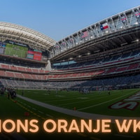 Het Houston Stadium/NRG Stadium, het decor van Nederland - Zweden op WK 2026.