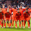 Het elftal van Jong Oranje