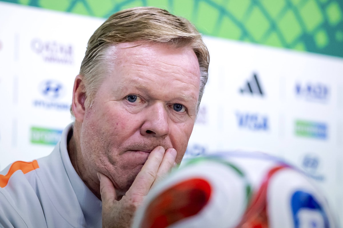 Ronald Koeman, bondscoach van het Nederlands elftal