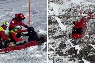 Niels Wennemars raakt gewond