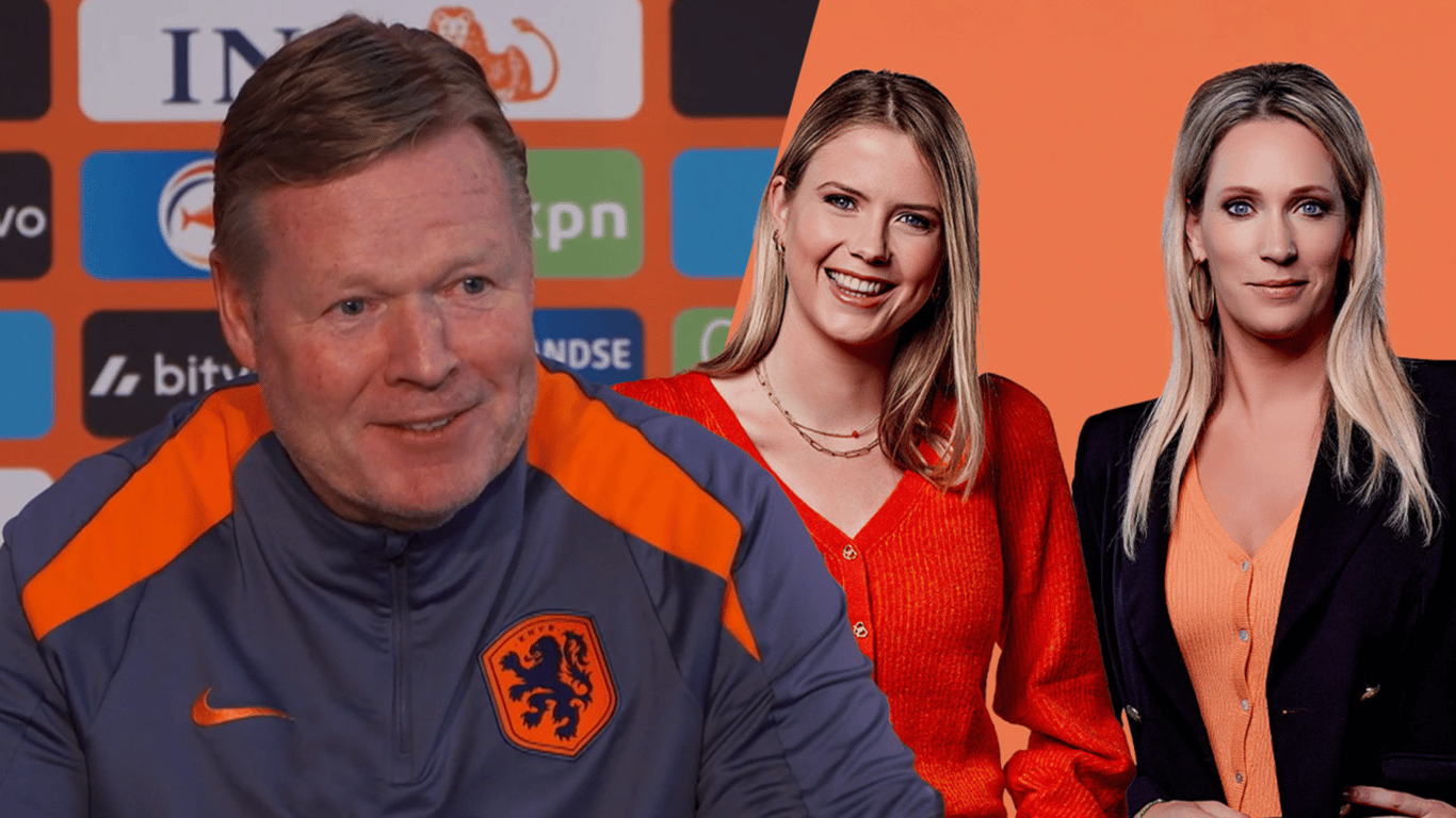 Ronald Koeman looft het optreden van Helene Hendriks en Noa Vahle