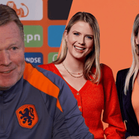 Ronald Koeman looft het optreden van Helene Hendriks en Noa Vahle