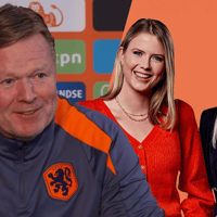 Ronald Koeman looft het optreden van Helene Hendriks en Noa Vahle