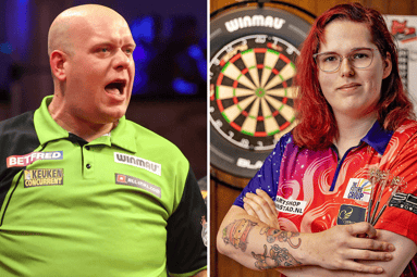 Michael van Gerwen treft Noa-Lynn van Leuven op Grand Slam of Darts