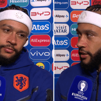 Memphis Depay na Nederland - Frankrijk (0-0)