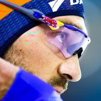 Kjeld Nuis eindigt als tweede op de 1.500 meter bij de wereldbekerwedstrijd in Heerenveen