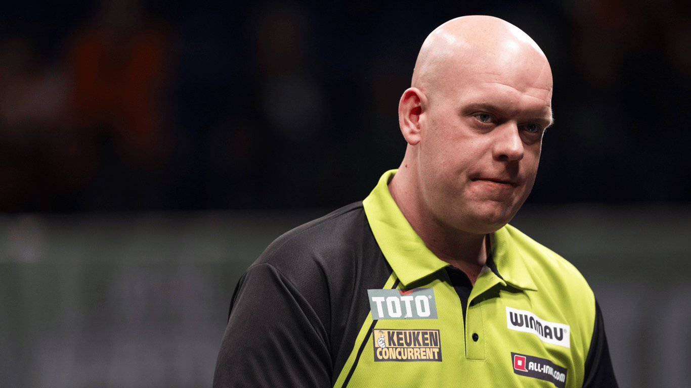 Teleurstelling bij Michael van Gerwen