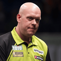 Teleurstelling bij Michael van Gerwen