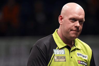 Teleurstelling bij Michael van Gerwen