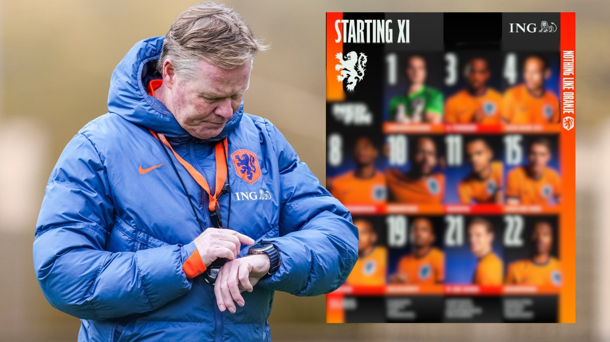 Ronald Koeman, bondscoach van het Nederlands elftal