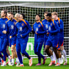 Training van het Nederlands elftal 