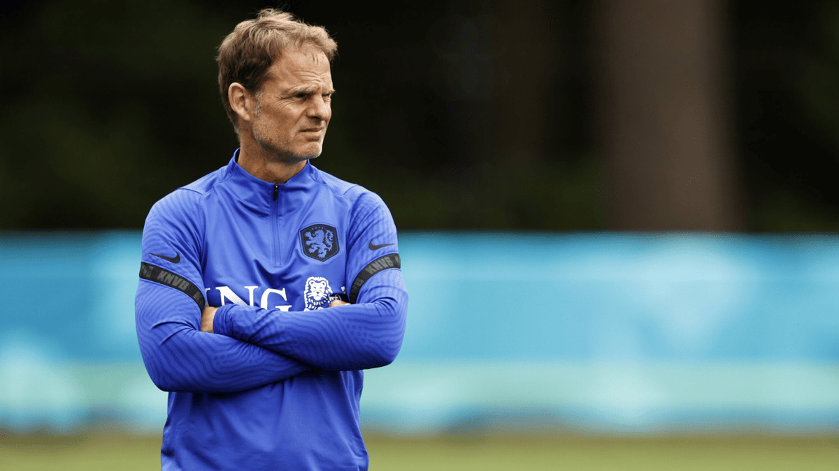 Frank de Boer, voormalig bondscoach van het Nederlands elftal