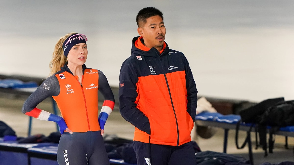 Jiaxin Ke samen met Joy Beune