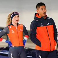 Jiaxin Ke samen met Joy Beune