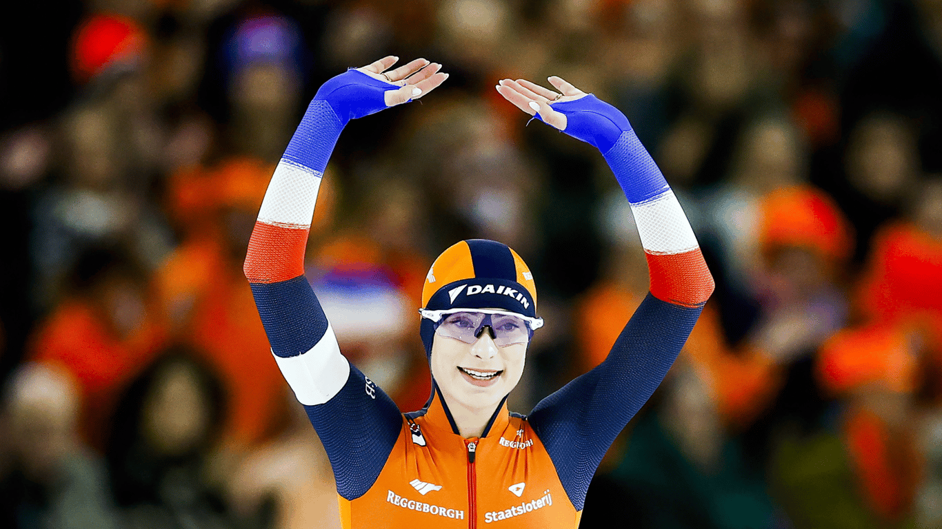 Femke Kok viert haar overwinning