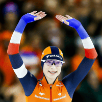 Femke Kok viert haar overwinning