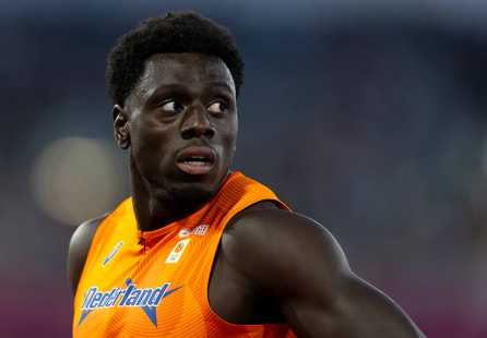 Elvis Afrifa eindigde als vierde op de 100 meter bij de EK atletiek, maar kan alsnog brons krijgen. 