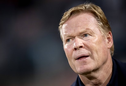 Ronald Koeman tijdens Malta - Nederland