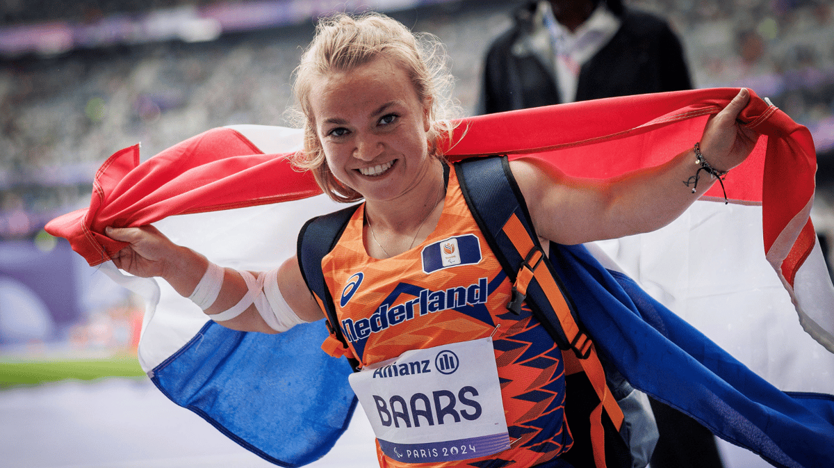 Lara Baars, kogelstoten, atletiek, Paralympische Spelen, TeamNL, goud