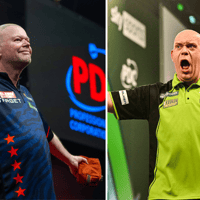 Raymond van Barneveld en Michael van Gerwen