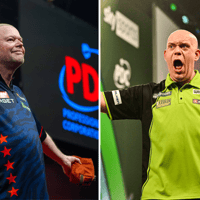 Raymond van Barneveld en Michael van Gerwen