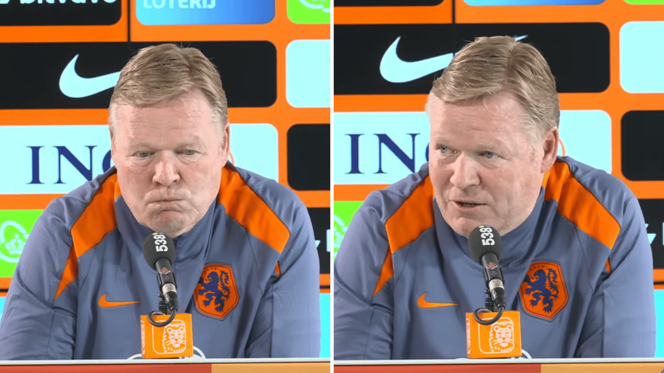 Ronald Koeman, bondscoach van het Nederlands elftal