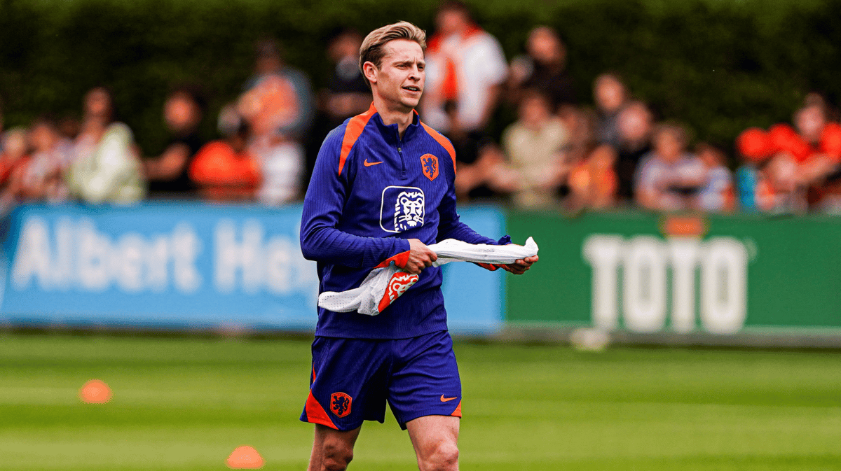 Frenkie de Jong bij het Nederlands elftal