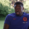 Noah Ohio voor de camera van ESPN