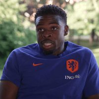 Noah Ohio voor de camera van ESPN