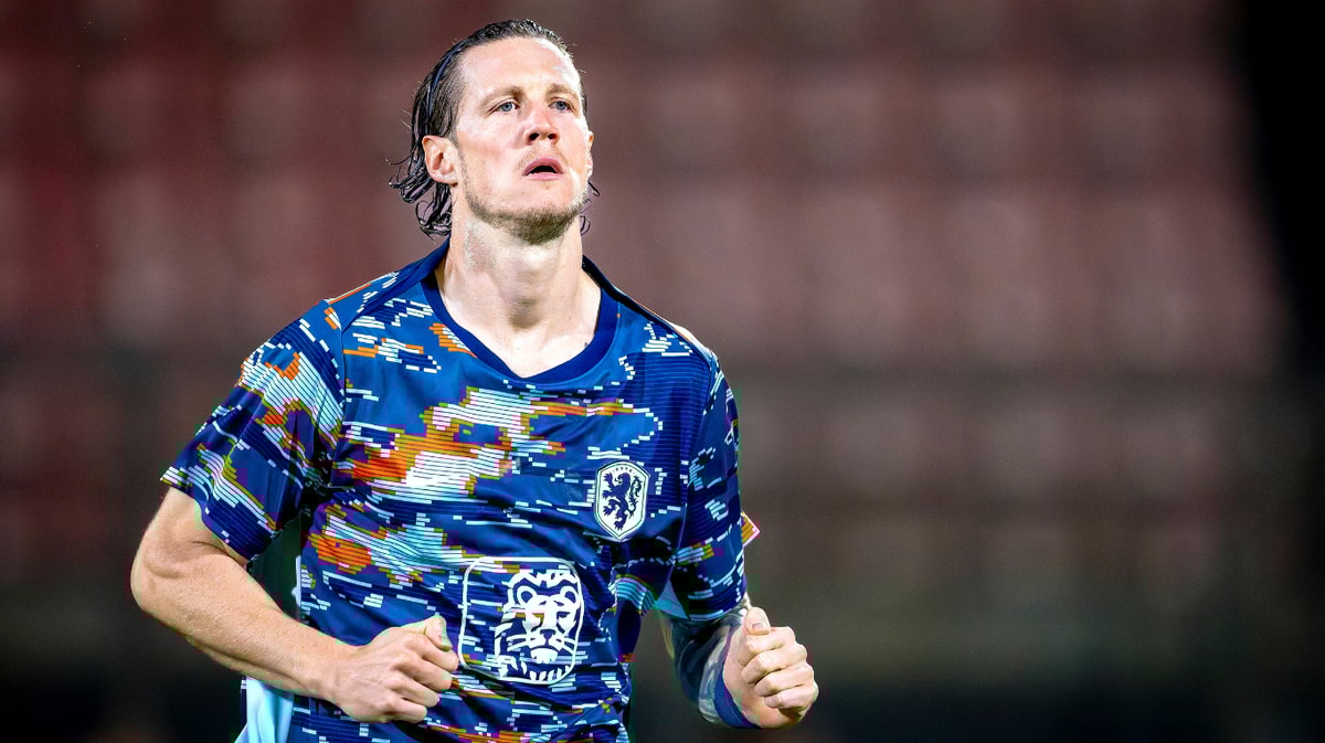 Wout Weghorst bij het Nederlands elftal