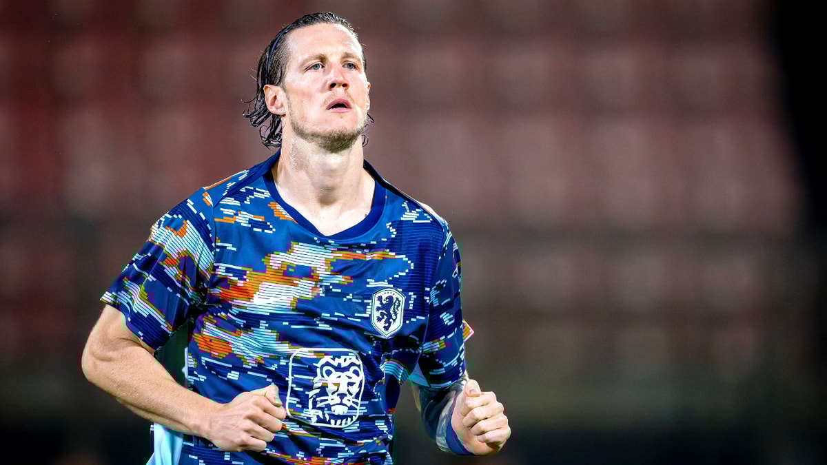 Wout Weghorst bij het Nederlands elftal