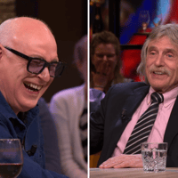 René van der Gijp en Johan Derksen barsten in lachen uit