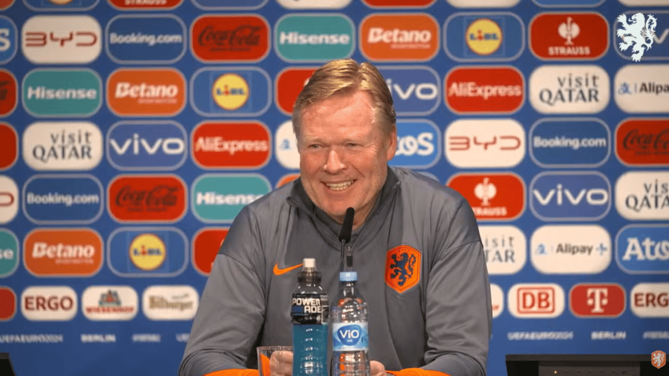 Ronald Koeman, bondscoach van het Nederlands elftal