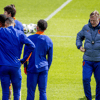 Training van het Nederlands elftal 