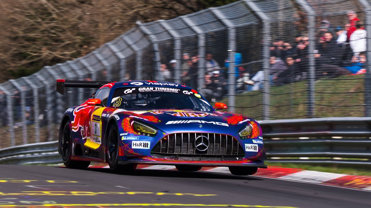 Max Verstappen op de Nürburgring 