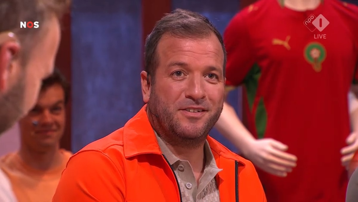 Rafael van der Vaart, analist van de NOS