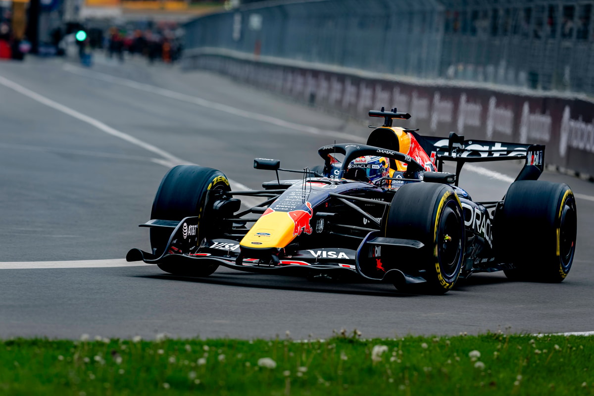 Max Verstappen eindigt op het podium bij de GP Canada
