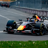 Max Verstappen eindigt op het podium bij de GP Canada