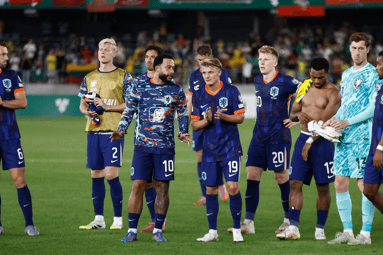 Teleurstelling bij het Nederlands elftal
