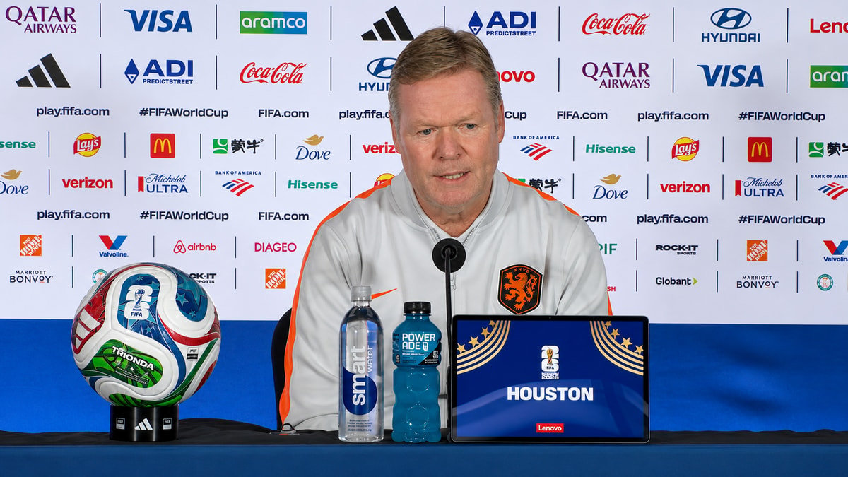 Ronald Koeman, bondscoach van het Nederlands elftal