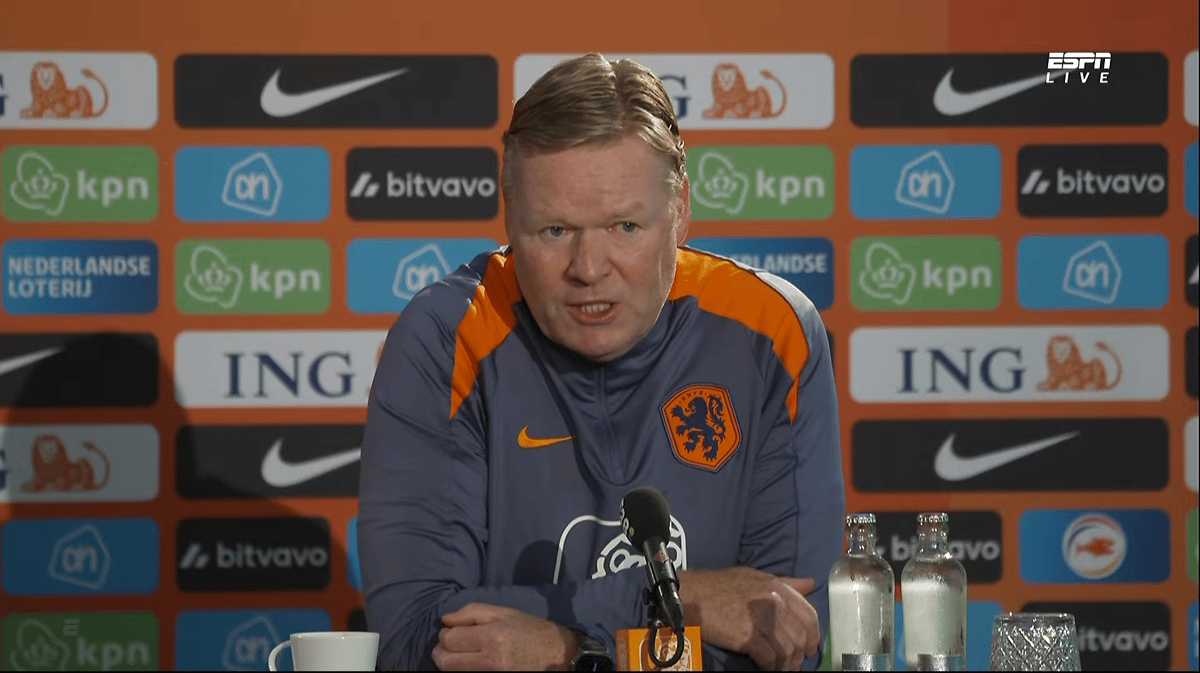 Ronald Koeman, bondscoach, Oranje, Nederlands elftal, persconferentie
