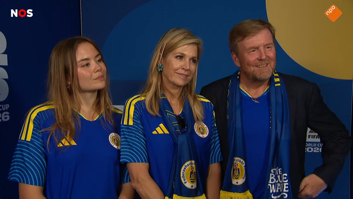 Koning Willem-Alexander, koningin Máxima en prinses Ariane trots op Curaçao